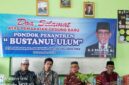 Foto: H Bakri (tengah) Hadiri kegiatan Doa Selamat Penggunaan gedung asrama baru Ponpes Bustanul Ulum (Dok: Daus/Zabak.id)